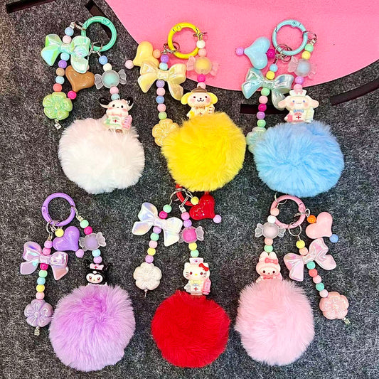 A. New Arrival! Adorable Furry Keychain