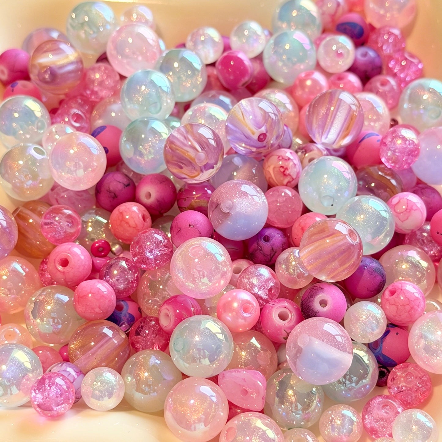 A.【For Jewelry】Live Product-Blush Aurora Bead Mix