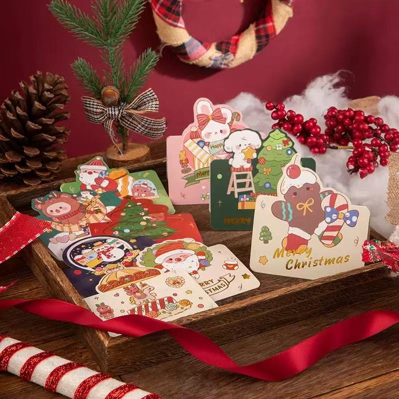 C. Elegant Christmas Cards - Assorted Designs for Family, Friends, Coworkers to Send Holiday Greetings