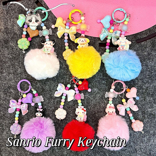 A. New Arrival! Adorable Furry Keychain