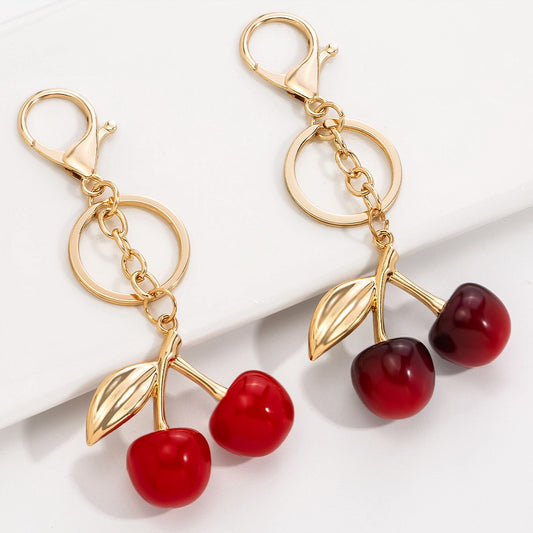 A. Fruit Keychain - Realistic Fruit Key Ring, Cute Durable Bag & Bag Charm