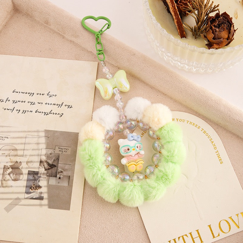 A.a. 【New】Cute Furry Keychain