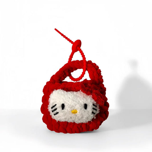 A. New Arrival! Cutie Plush Mini Purse Keychain( OPEN IN LIVE)