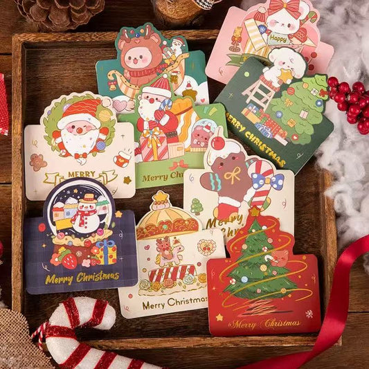 C. Elegant Christmas Cards - Assorted Designs for Family, Friends, Coworkers to Send Holiday Greetings