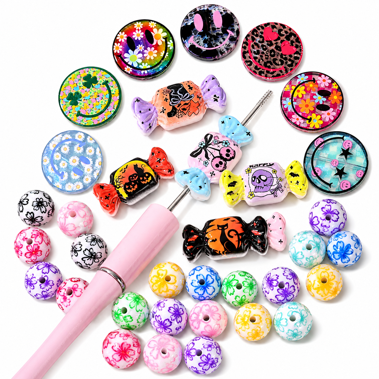 A.a. Acrylic Bead for Pen, include Halloween style, Blind Bag