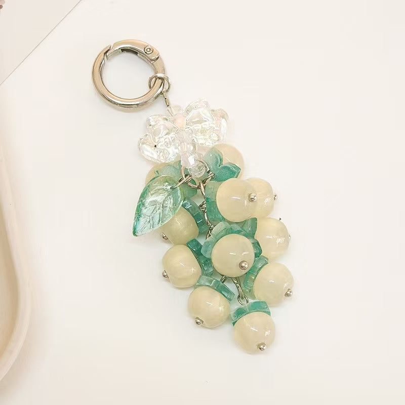 A.a. Grape Keychain-Cute Fruit Bag Charm