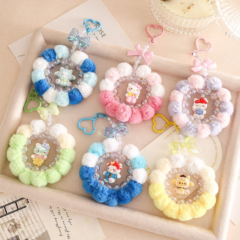 A.a. 【New】Cute Furry Keychain