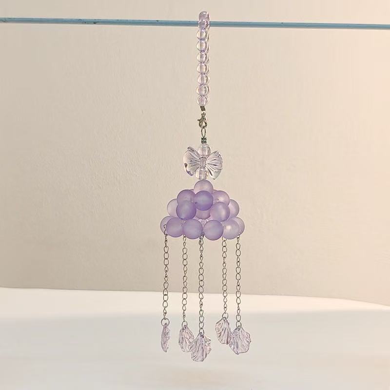 A.a. Glass Bead Cloudy Keychain