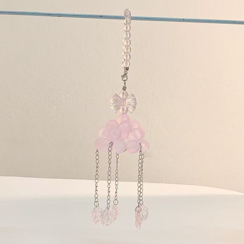 A.a. Glass Bead Cloudy Keychain