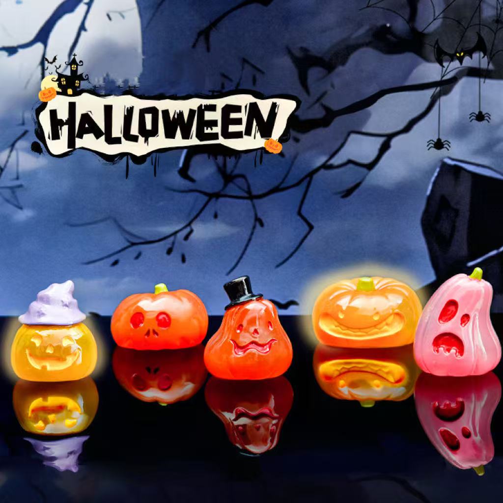 B. Luminous Glow-in-Dark Halloween Charms