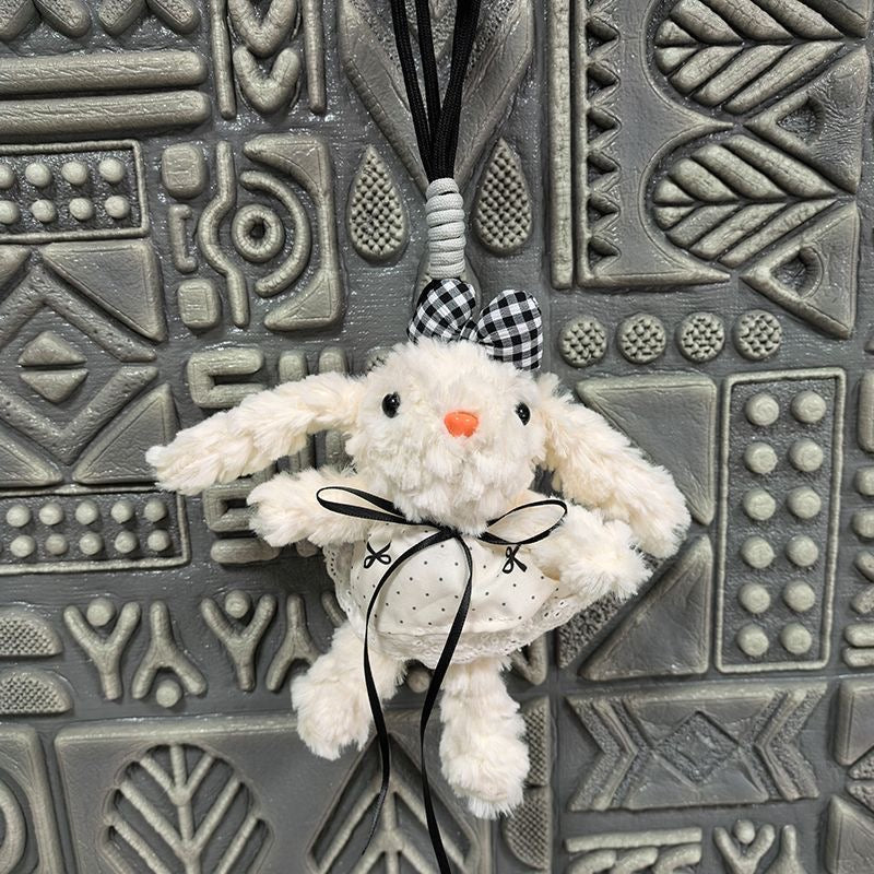 A.【NEW】Fluffy Bunny Stuffed Animal (OPEN IN LIVE)