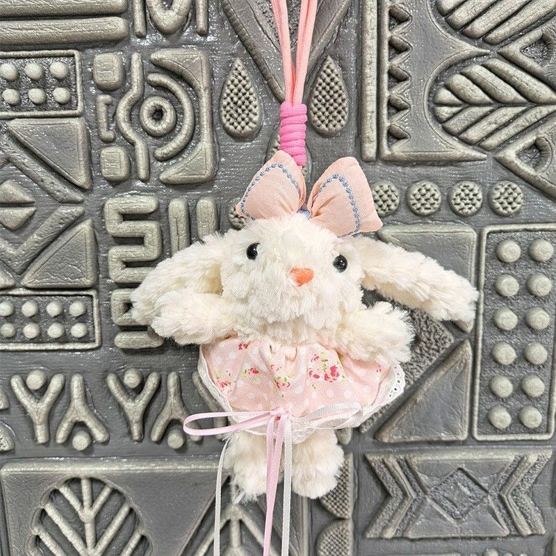A.【NEW】Fluffy Bunny Stuffed Animal (OPEN IN LIVE)