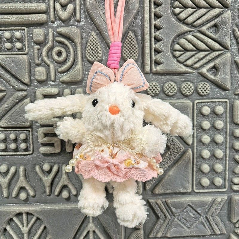 A.【NEW】Fluffy Bunny Stuffed Animal (OPEN IN LIVE)