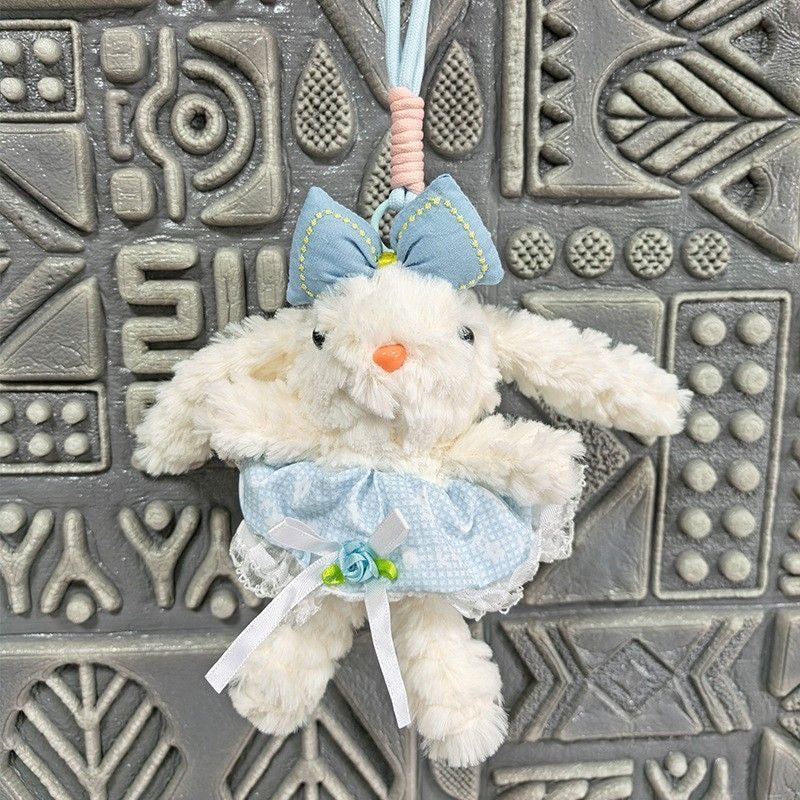 A.【NEW】Fluffy Bunny Stuffed Animal (OPEN IN LIVE)