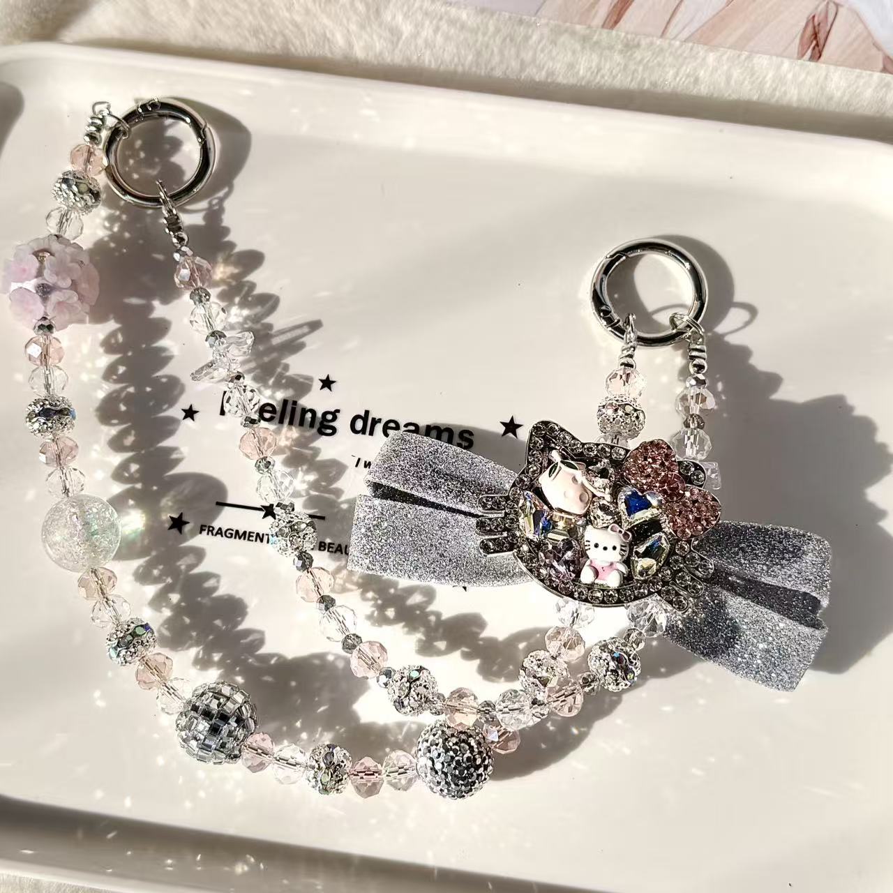 B. Shiny Luxury Phone-chain