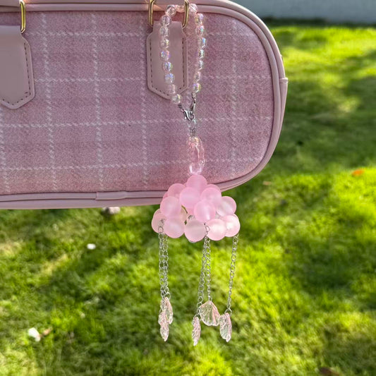 A.a. Glass Bead Cloudy Keychain