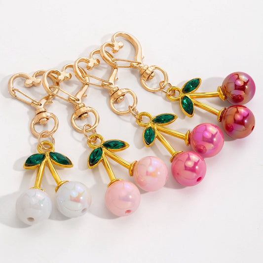 A. New Arrival! Multi-design Cherry Keychain( OPEN IN LIVE)