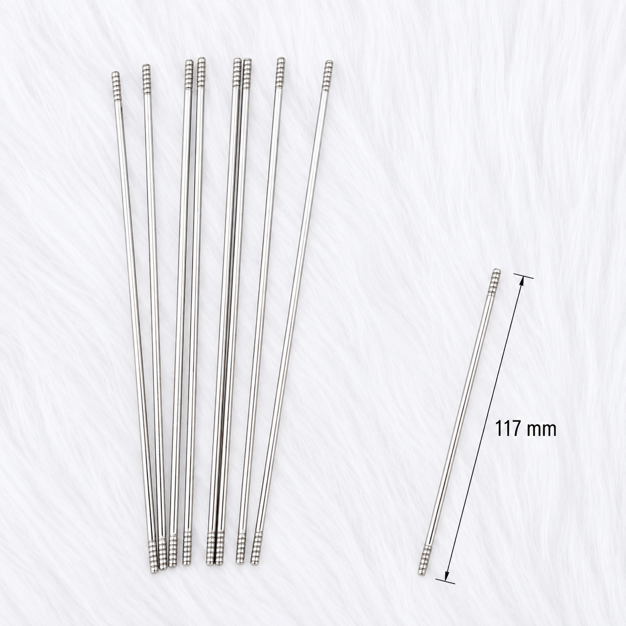 B. Extended Replacement Stainless Steel Pen Barrel For Beading Pens