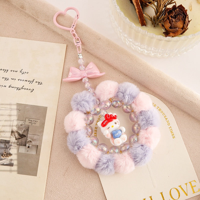 A.a. 【New】Cute Furry Keychain