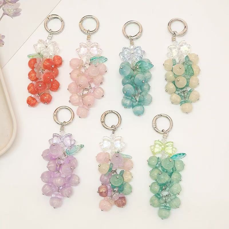A.a. Grape Keychain-Cute Fruit Bag Charm