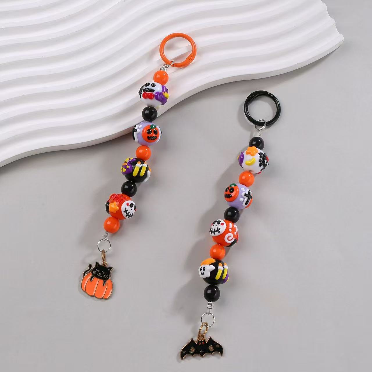 A.a. Halloween Beaded Keychain