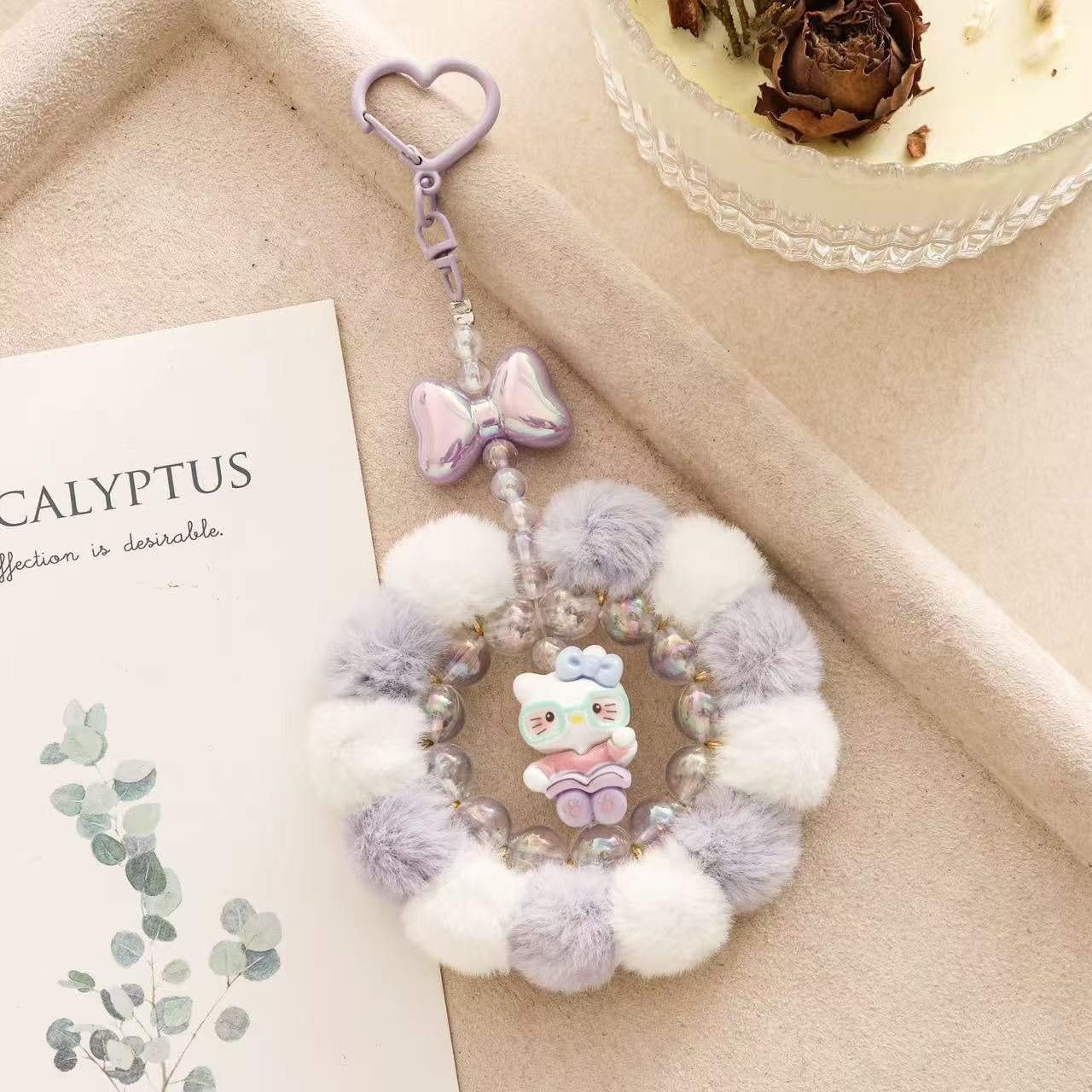 A.a. 【New】Cute Furry Keychain