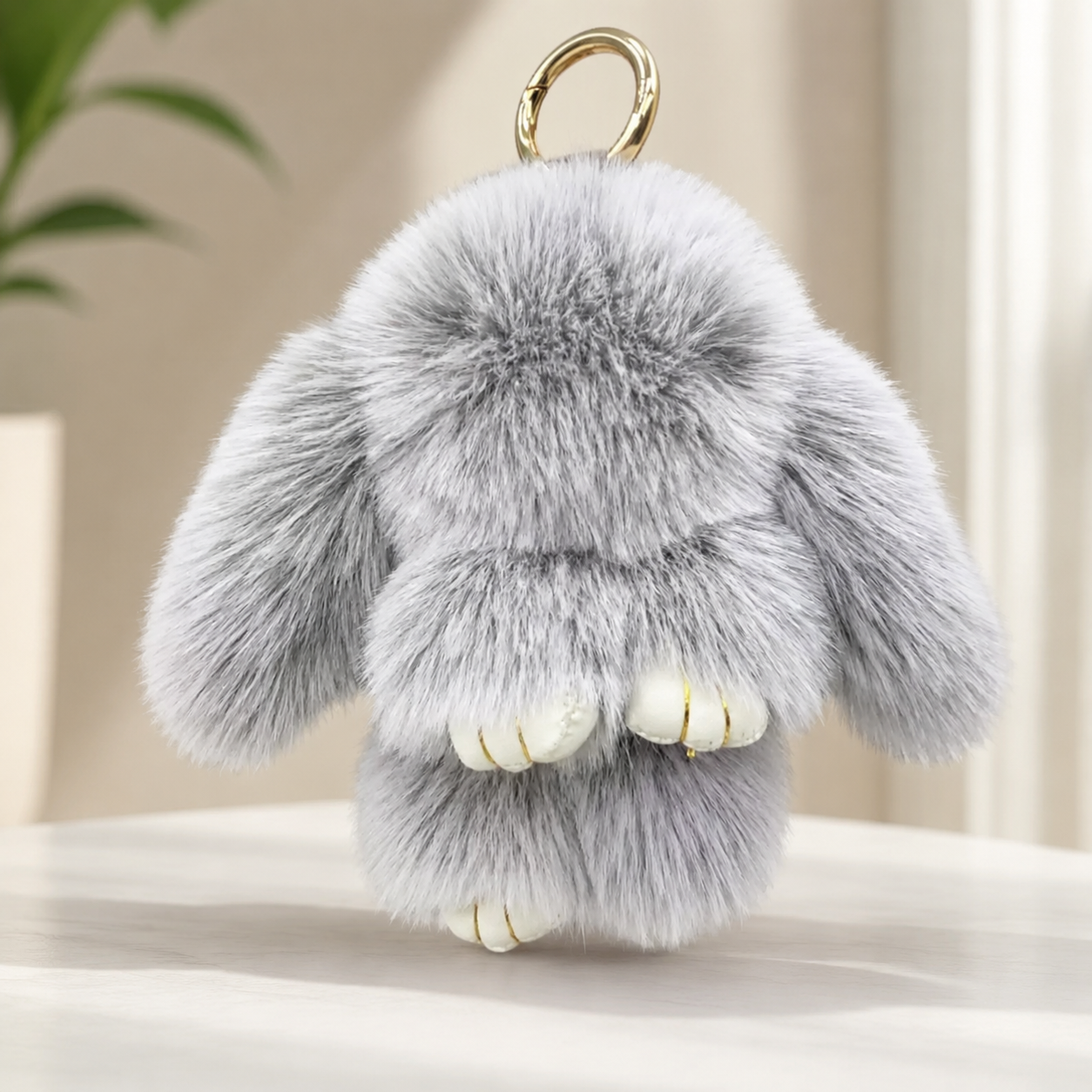 A. Plush Bunny Keychain Bagcharm