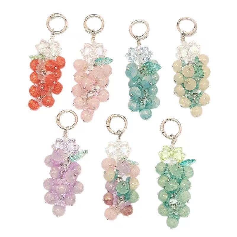 A.a. Grape Keychain-Cute Fruit Bag Charm