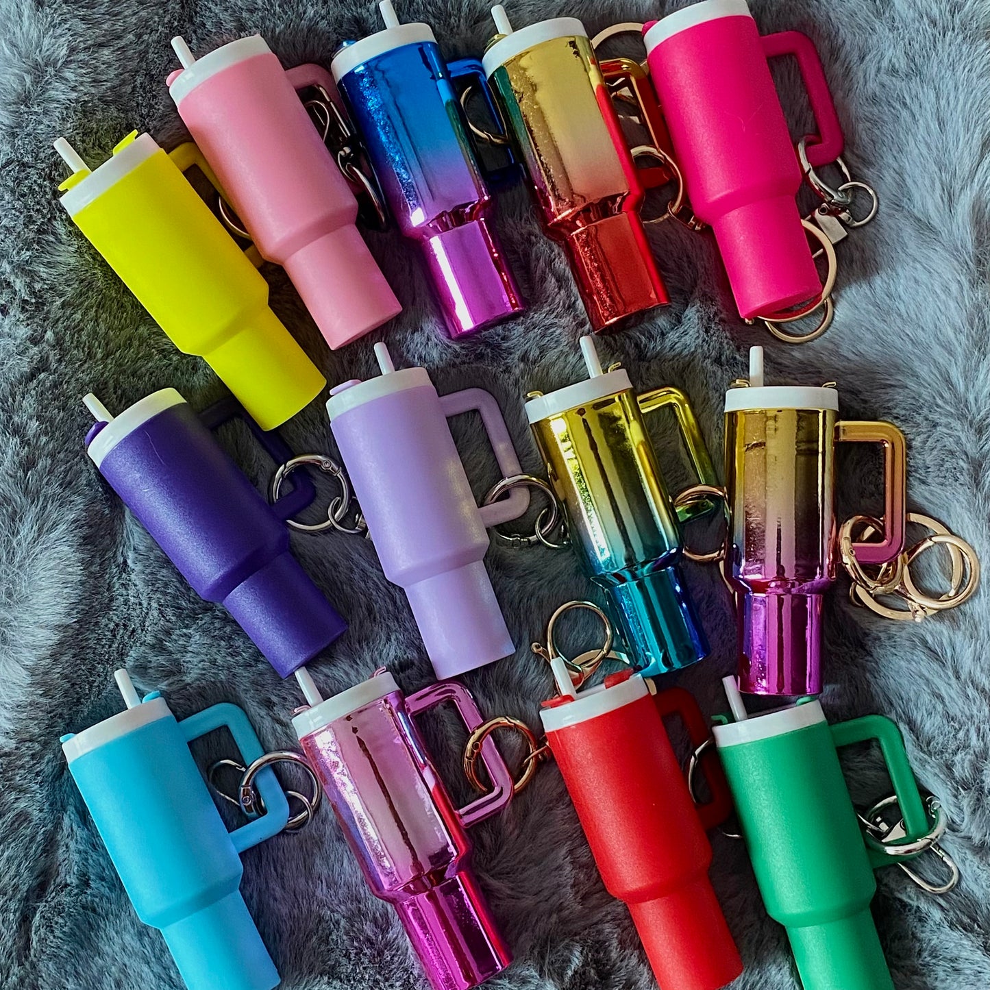 C. Mini Water Bottle Pendant/Keychain/Phone Charm(OPEN IN LIVE)